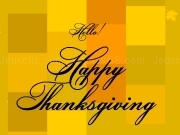 Jouer à Happy thanksgiving message