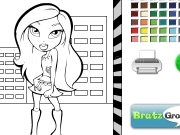Jouer à Bratz pose coloring