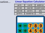 Jouer à Linear equation calculator