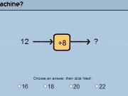 Jouer à Test yourself - function machines and formulas