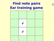 Jouer à Fond the note pairs - ear training game