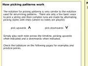 Jouer à How picking patterns work ?