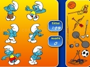 Jouer à The smurfs - smurfs sports pairs