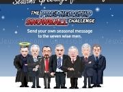 Jouer à Seasons greetings from kitbag - the premiership snowball challenge