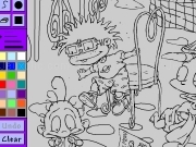 Jouer à Le coloring book - rugrats in Paris