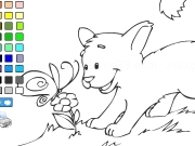Jouer à Little tiger coloring