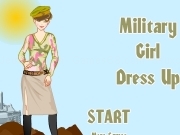 Jouer à Military girl dress up