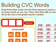 Jouer à Build cvc words
