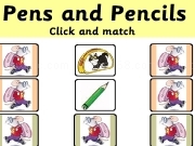 Jouer à Click and match - pencils