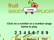 Jouer à Fruit shoot multiplication