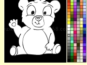 Jouer à Baby bear coloring