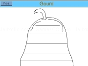 Jouer à Gourd print
