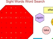 Jouer à Sight words word search - shapes 2