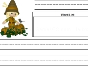 Jouer à Pumpkin boy word list letter