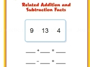 Jouer à Related addition and substraction facts