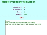 Jouer à Marble probability simulation