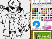 Jouer à Pokemon and friend coloring