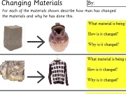 Jouer à Changing materials