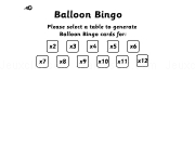 Jouer à Balloon Bingo12