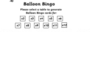 Jouer à Balloon Bingo 2WS