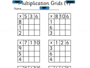 Jouer à Multiplication grids1
