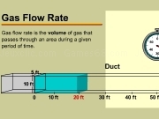 Jouer à Gas flow rate