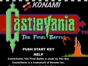 Jouer à Castlevania - the final battle
