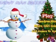 Jouer à Snowy man dressup