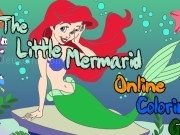 Jouer à Tle little mermaid online coloring game