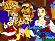 Jouer à Beauty and the beast online coloring
