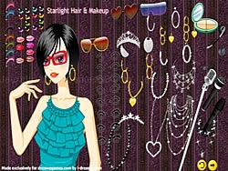 Jouer &agrave; Starlight Hair Makeup