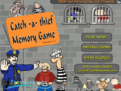 Jouer &agrave; Catch a thief memory game
