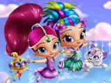 Jouer à Shimmer and shine dressup