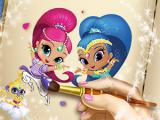 Jouer à Shimmer and shine coloring book