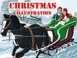 Jouer à Christmas illustration puzzle