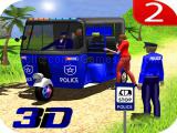 Jouer à Police auto rickshaw taxi game